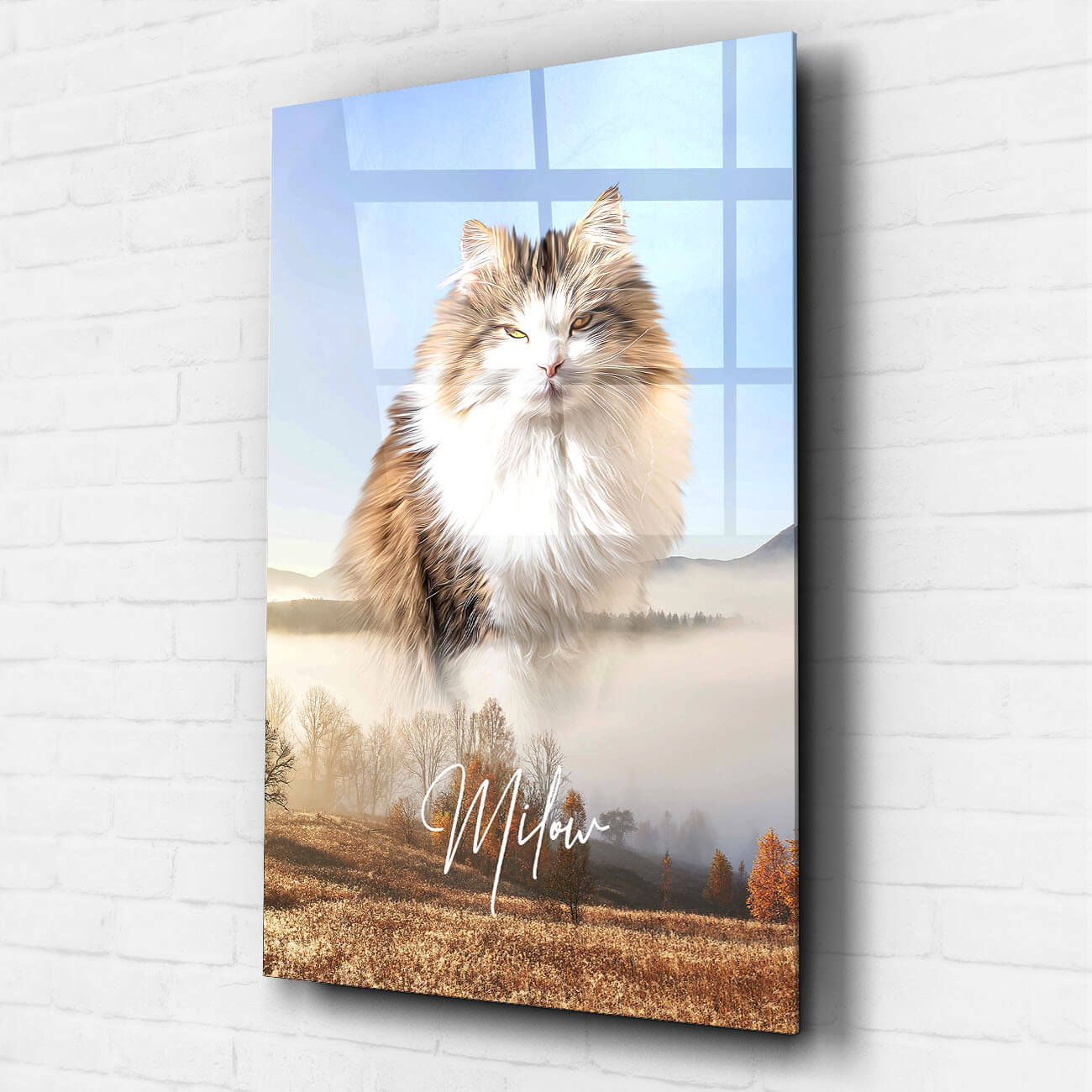 Tierportrait im Natur-Stil