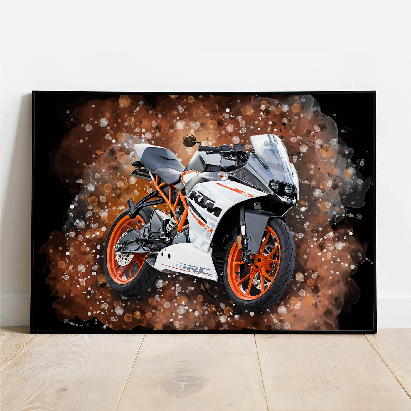 Bild Motorrad Portrait personalisiert
