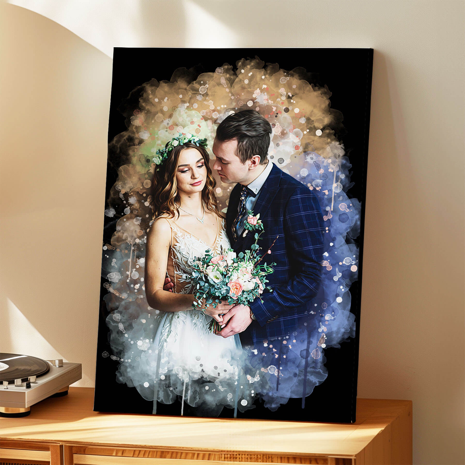 Erinnerung Hochzeit Bild personalisiert