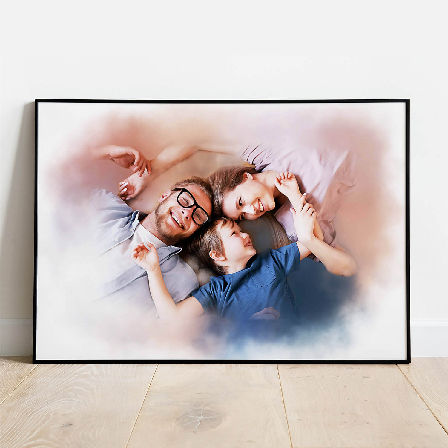 familienbild personalisiert poster