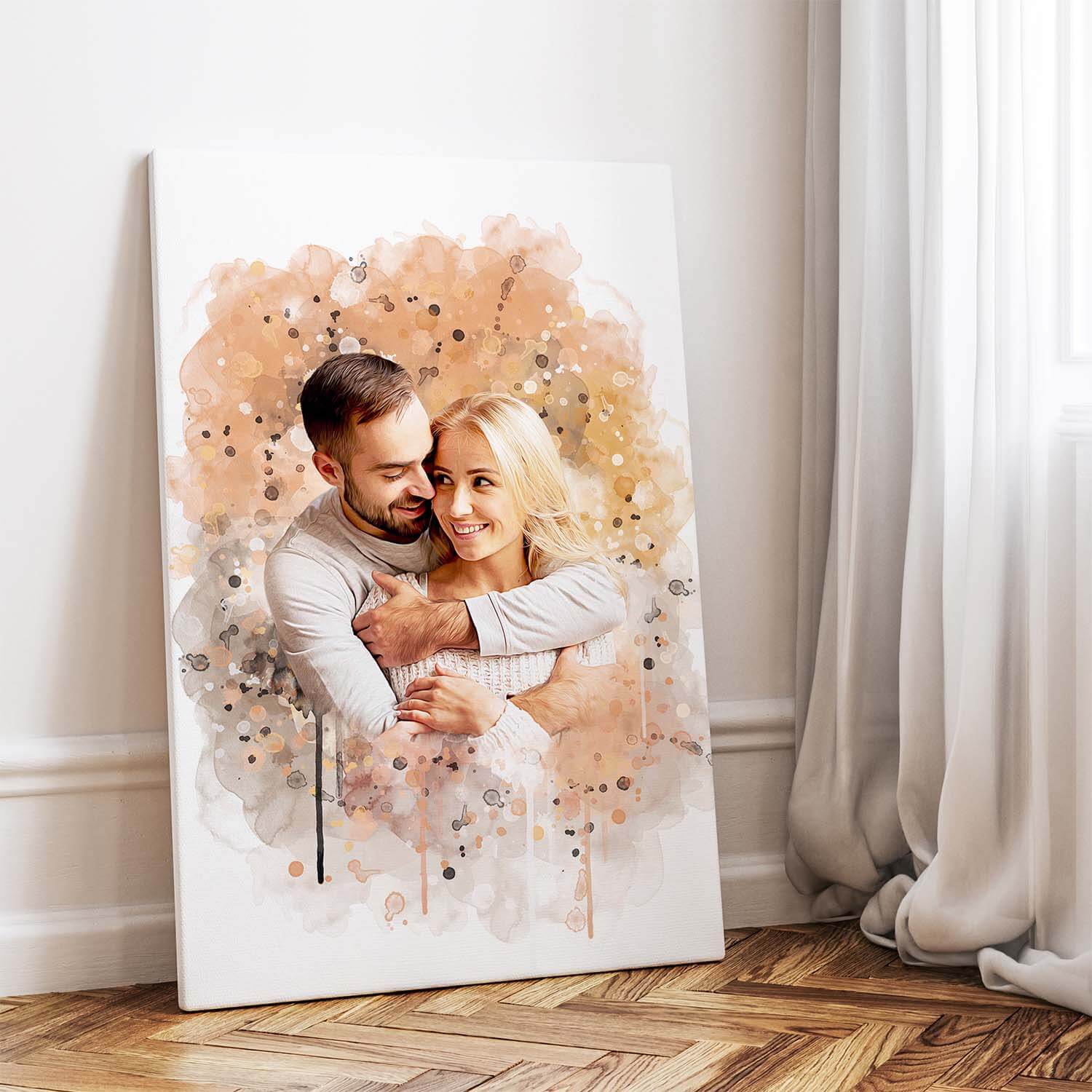 Leinwandbild Paare personalisiert