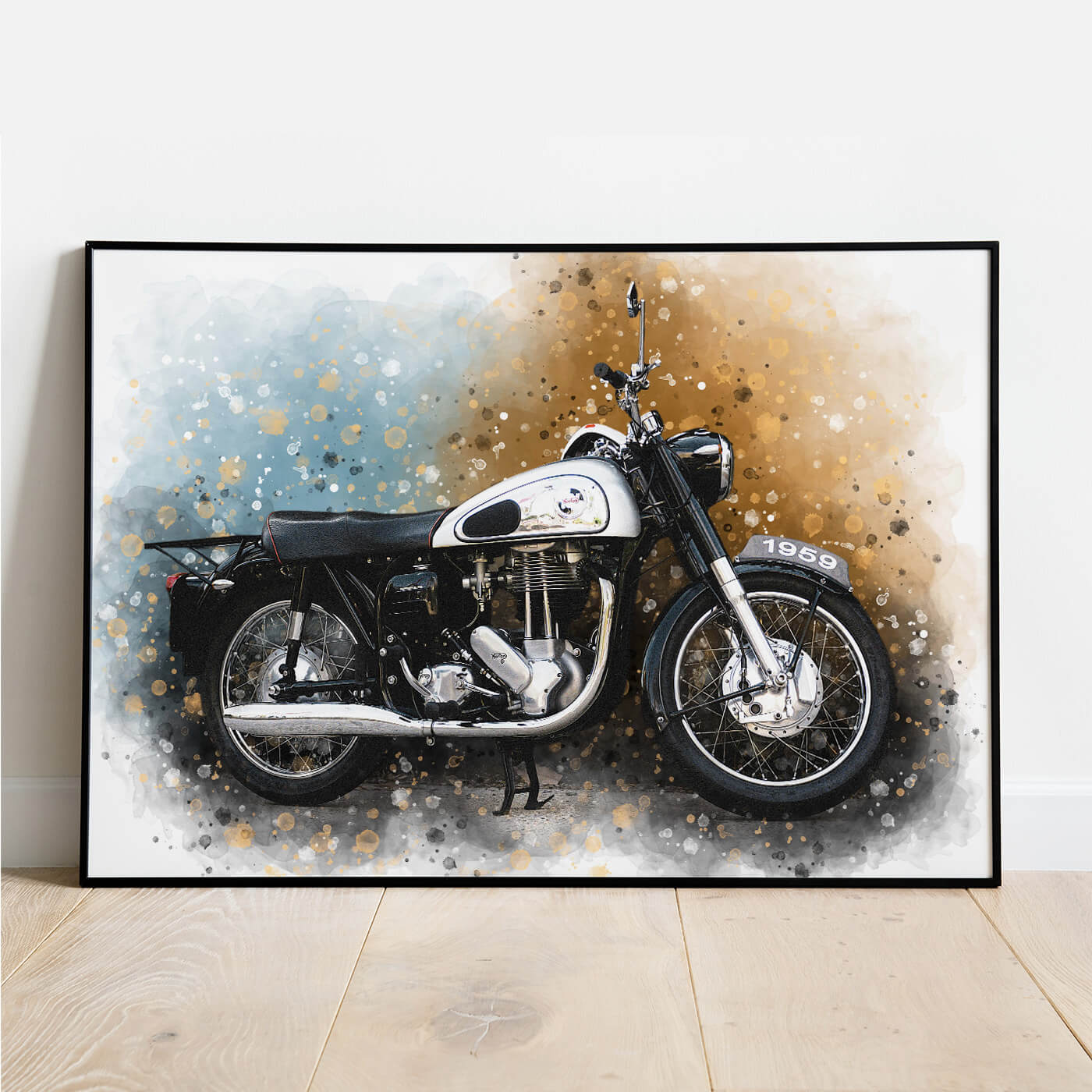 Motorrad Liebhaber Geschenk Bild