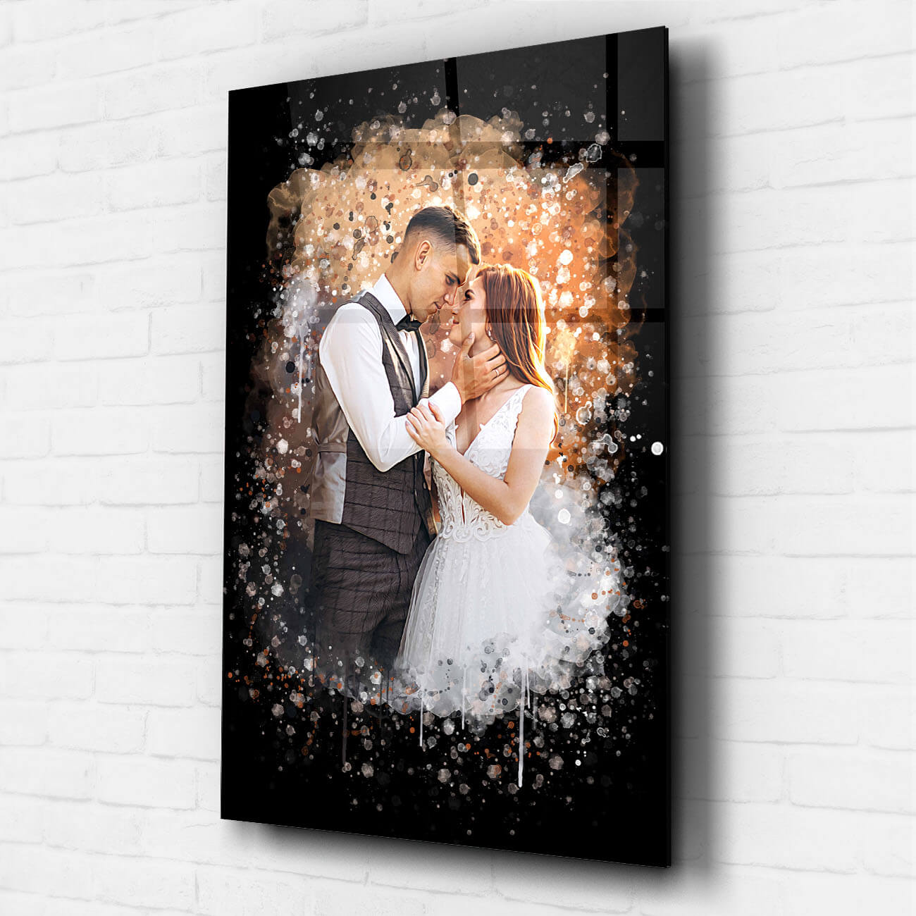 Paar Portrait Acrylglas personalisiert