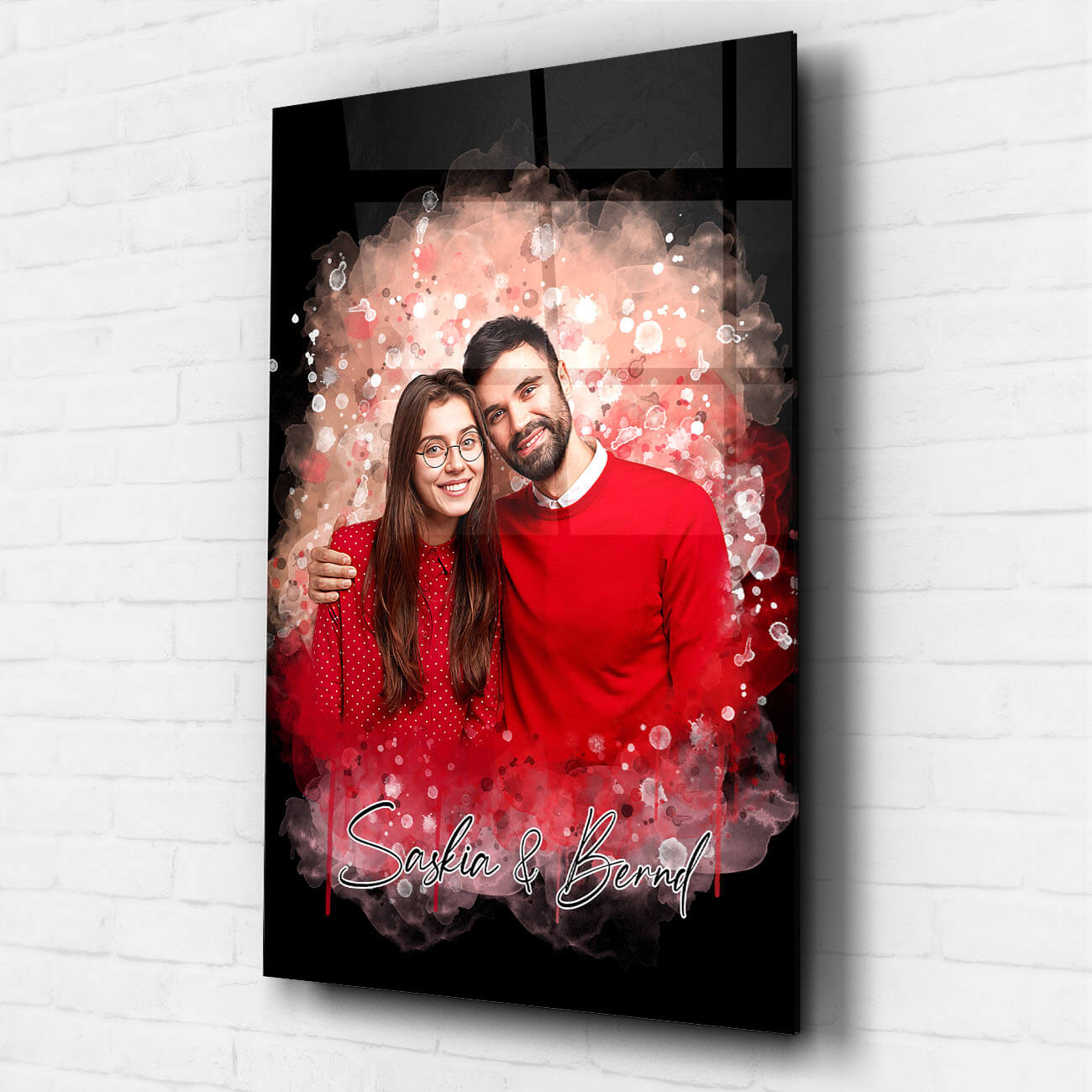 Paar Portrait Acrylglas personalisiert