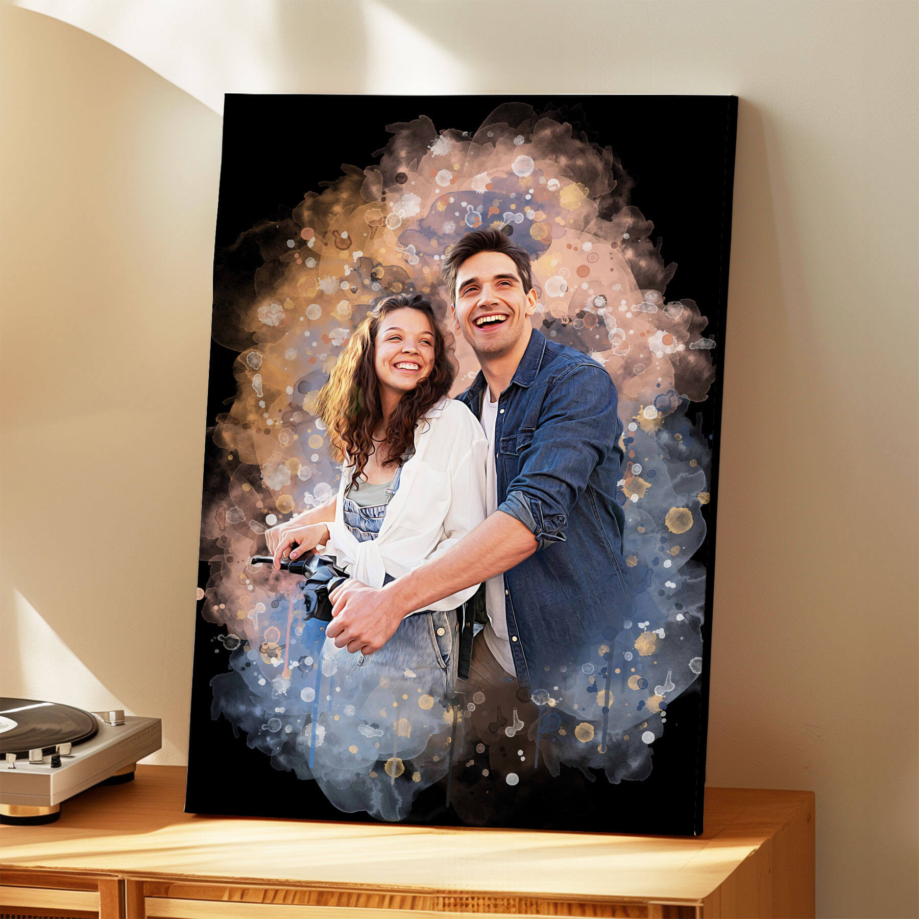 Paar Portrait von Fotovorlage