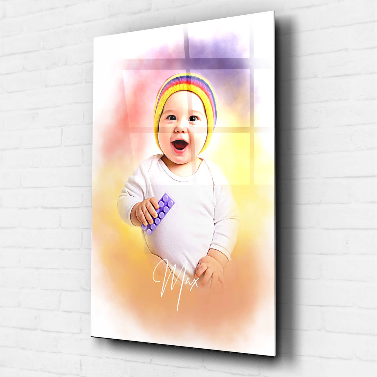 Personalisiertes Baby Portrait Acrylglas