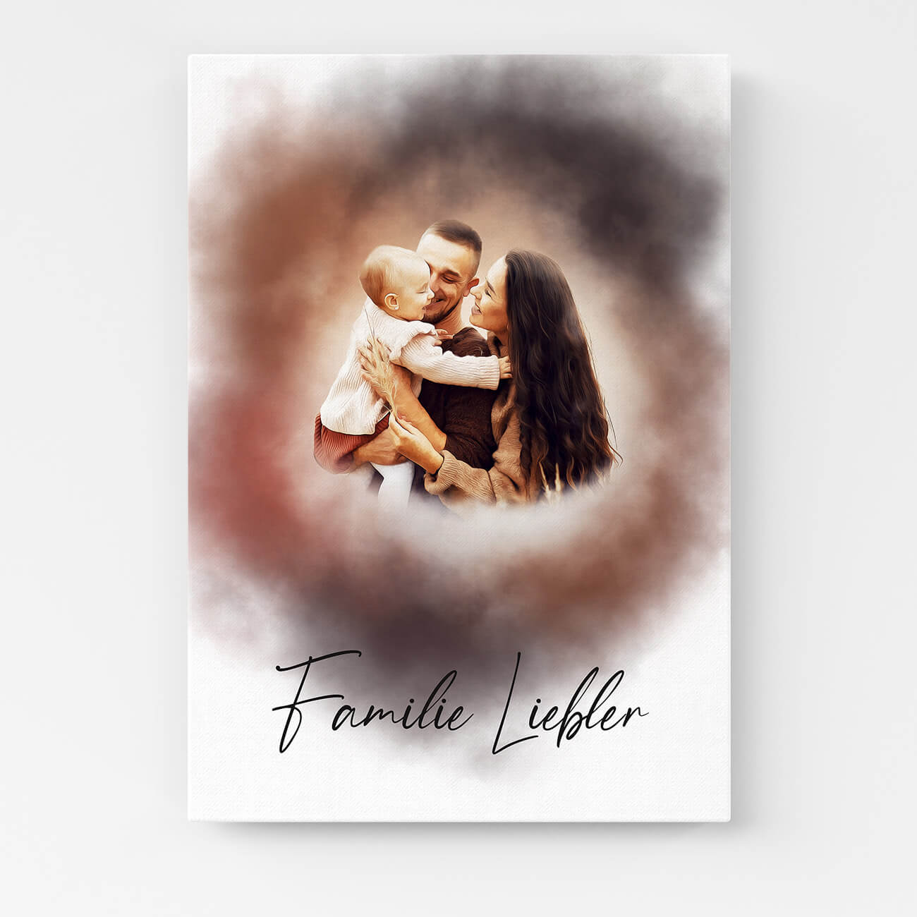 Personalisiertes Paar Portrait Leinwand