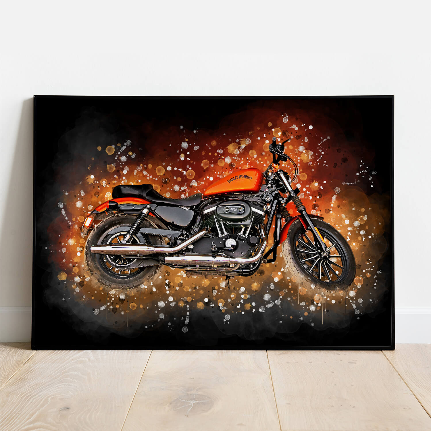 Personalisiertes Poster Motorradliebhaber